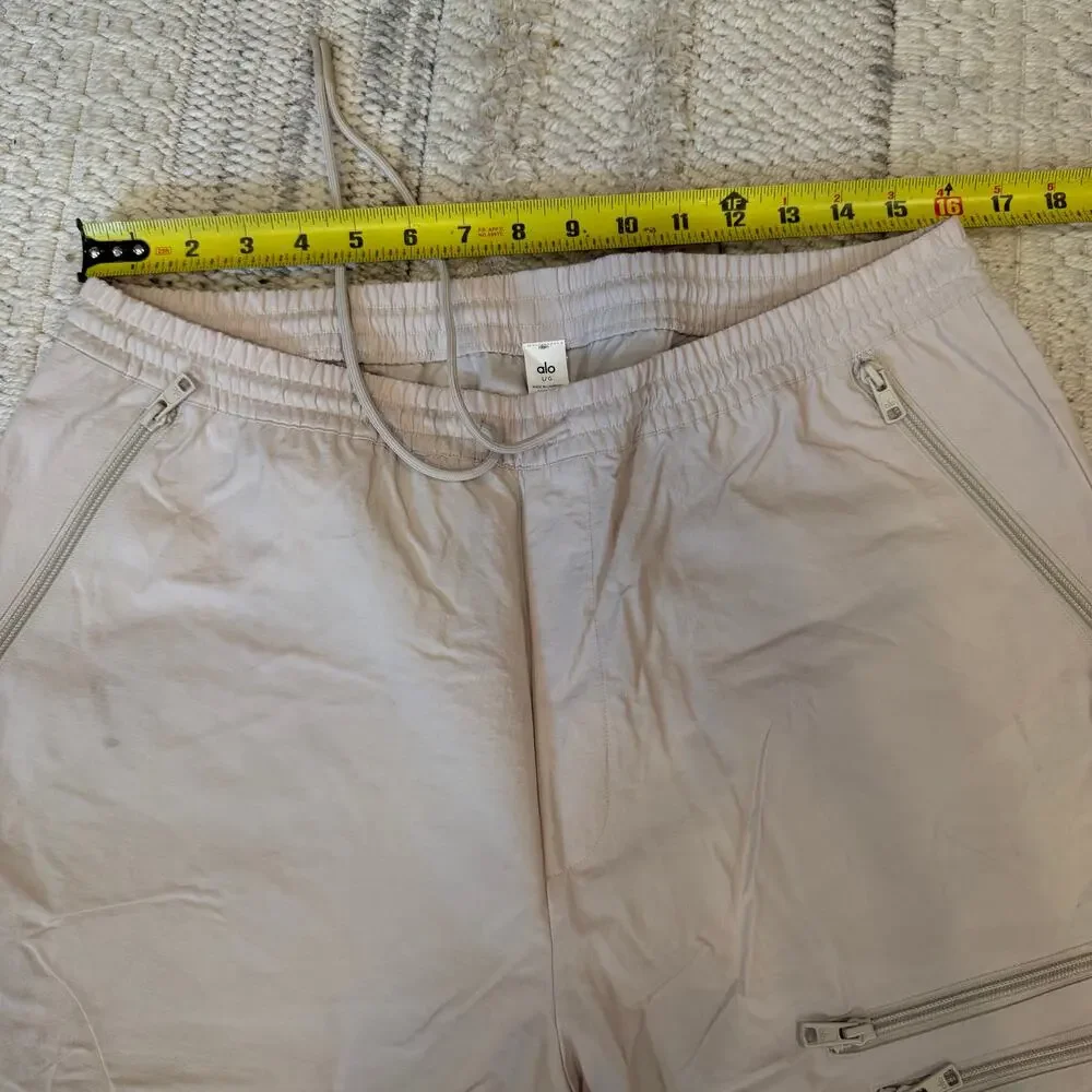 ALO YOGA Men's Takeaway Track Pant Size L In Bone